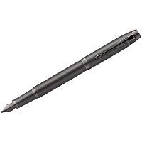 Ручка перьевая Parker "IM Professionals Monochrome Titanium" синяя, 0,8мм, подарочная упаковка фото Ручка перьевая Parker "IM Professionals Monochrome Titanium" синяя, 0,8мм, подарочная упаковка