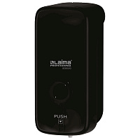 Дозатор для жидкого мыла-пены LAIMA PROFESSIONAL PREMIUM BLACK, НАЛИВНОЙ, 1 л, черный, ABS-пластик, 609520