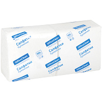 Салфетки бумажные OfficeClean Professional, 1 слойн., 33*33см, белые, 250шт. фото Салфетки бумажные OfficeClean Professional, 1 слойн., 33*33см, белые, 250шт.