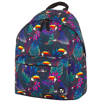 Рюкзак BRAUBERG СИТИ-ФОРМАТ универсальный, "Toucans", разноцветный, 41х32х14 см, 228847 фото Рюкзак BRAUBERG СИТИ-ФОРМАТ универсальный, "Toucans", разноцветный, 41х32х14 см, 228847