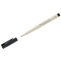Ручка капиллярная Faber-Castell "Pitt Artist Pen Brush" цвет 270 теплый серый I, пишущий узел "кисть фото Ручка капиллярная Faber-Castell "Pitt Artist Pen Brush" цвет 270 теплый серый I, пишущий узел "кисть