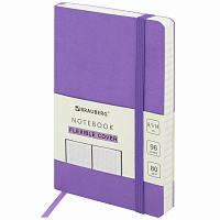 Блокнот МАЛЫЙ ФОРМАТ (91х140 мм) А6, BRAUBERG ULTRA, под кожу, 80 г/м2, 96 л., клетка, сиреневый, 113026 фото Блокнот МАЛЫЙ ФОРМАТ (91х140 мм) А6, BRAUBERG ULTRA, под кожу, 80 г/м2, 96 л., клетка, сиреневый, 113026
