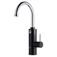 Водонагреватель проточный электрический ROYAL THERMO QuickTap, 3,3 кВт, 1,48 л/м, кран, черный, НС-1588899