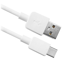 Кабель Defender USB - Type-C, 2.1A output, 1m, белый фото Кабель Defender USB - Type-C, 2.1A output, 1m, белый