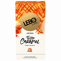 Кофе в капсулах LEBO "Toffee Caramel" для кофемашин Nespresso, 10 порций фото Кофе в капсулах LEBO "Toffee Caramel" для кофемашин Nespresso, 10 порций