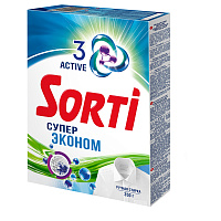 Порошок для ручной стирки Sorti "Супер Эконом", 350г фото Порошок для ручной стирки Sorti "Супер Эконом", 350г