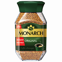 Кофе растворимый сублимированный Monarch Original 270 г (стеклянная банка) фото Кофе растворимый сублимированный Monarch Original 270 г (стеклянная банка)