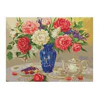 Алмазная мозаика ТРИ СОВЫ "Пионы", 50*70см, холст, картонная коробка с пластиковой ручкой фото Алмазная мозаика ТРИ СОВЫ "Пионы", 50*70см, холст, картонная коробка с пластиковой ручкой