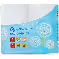Полотенца бумажные в рулонах OfficeClean, 2-слойные, 2шт., 37,5м/рул., тиснение, белые фото Полотенца бумажные в рулонах OfficeClean, 2-слойные, 2шт., 37,5м/рул., тиснение, белые