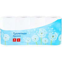 Бумага туалетная OfficeClean, 2-слойная, 8шт., 28,5м/рул., тиснение, белая фото Бумага туалетная OfficeClean, 2-слойная, 8шт., 28,5м/рул., тиснение, белая