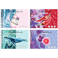 Скетчбук-блокнот 60л., А6 ArtSpace "Your dreams", на гребне, 120г/м2 фото Скетчбук-блокнот 60л., А6 ArtSpace "Your dreams", на гребне, 120г/м2