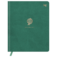 Дневник 1-11 кл. 48л. (твердый) BG "Глобус. Зеленый", иск. кожа, тиснение фольгой, ляссе фото Дневник 1-11 кл. 48л. (твердый) BG "Глобус. Зеленый", иск. кожа, тиснение фольгой, ляссе