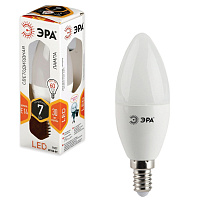 Лампа светодиодная Эра LED B35-7W-827-E14 7 Вт E14 C 2700 К 560 Лм матовая (Б0020538) фото Лампа светодиодная Эра LED B35-7W-827-E14 7 Вт E14 C 2700 К 560 Лм матовая (Б0020538)