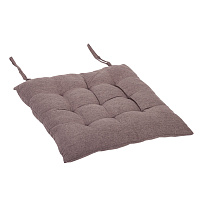 Подушка на стул "РОГОЖКА", 40x40 см, полиэстер, коричневая, PRIMILA (ПРИМИЛА) LUX, 700501 фото Подушка на стул "РОГОЖКА", 40x40 см, полиэстер, коричневая, PRIMILA (ПРИМИЛА) LUX, 700501