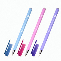 Ручка шариковая масляная BRAUBERG "FRUITY Pastel", СИНЯЯ, soft-touch, узел 0,7 мм, линия письма 0,35 мм, 142958, OBP322 фото Ручка шариковая масляная BRAUBERG "FRUITY Pastel", СИНЯЯ, soft-touch, узел 0,7 мм, линия письма 0,35 мм, 142958, OBP322