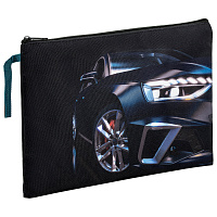 Папка для тетрадей BRAUBERG А4, 1 отделение, полиэстер, на молнии, с ручкой, Super car, 272171 фото Папка для тетрадей BRAUBERG А4, 1 отделение, полиэстер, на молнии, с ручкой, Super car, 272171