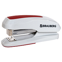 Степлер №24/6, 26/6 BRAUBERG "Extra", до 30 листов, серо-красный, 229088 фото Степлер №24/6, 26/6 BRAUBERG "Extra", до 30 листов, серо-красный, 229088
