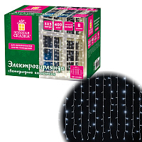 Электрогирлянда-занавес комнатная "Штора" 3х3 м, 400 LED, холодный белый, 220 V, ЗОЛОТАЯ СКАЗКА, 591335 фото Электрогирлянда-занавес комнатная "Штора" 3х3 м, 400 LED, холодный белый, 220 V, ЗОЛОТАЯ СКАЗКА, 591335