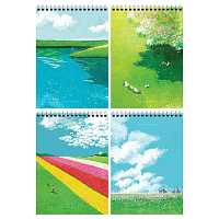 Блокнот А5 60л. на гребне BG "Minimalistic fields", твердая подложка фото Блокнот А5 60л. на гребне BG "Minimalistic fields", твердая подложка