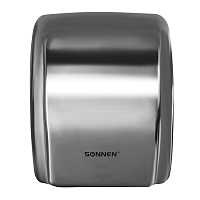 Сушилка для рук SONNEN HD-230S, 2100 Вт, нержавеющая сталь, антивандальная, хром, 604195 фото Сушилка для рук SONNEN HD-230S, 2100 Вт, нержавеющая сталь, антивандальная, хром, 604195