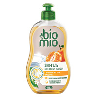 Средство для мытья посуды, овощей и фруктов 450 мл BIOMIO "Мандарин", 508.04089.1801