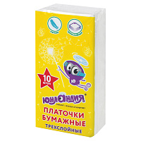 Платки носовые (1 штука) ЮНЛАНДИЯ, 3-х слойные, 20х20 см, 129898 фото Платки носовые (1 штука) ЮНЛАНДИЯ, 3-х слойные, 20х20 см, 129898