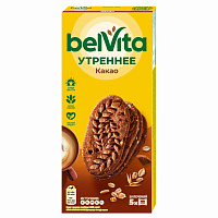Печенье витаминизированное BELVITA "Утреннее" с какао, 225 г, 9001215 фото Печенье витаминизированное BELVITA "Утреннее" с какао, 225 г, 9001215