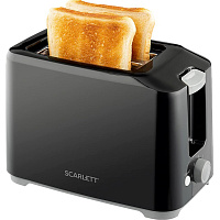 Тостер SCARLETT SC-TM11020, 700 Вт, 2 тоста, 7 режимов, механическое управление, пластик, черный фото Тостер SCARLETT SC-TM11020, 700 Вт, 2 тоста, 7 режимов, механическое управление, пластик, черный