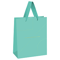 Пакет подарочный 26*32*12см MESHU "Monocolor. Tiffany", отд. фольгой, матовая ламинация фото Пакет подарочный 26*32*12см MESHU "Monocolor. Tiffany", отд. фольгой, матовая ламинация