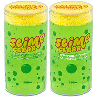Слайм Slime "Clear-slime. Изумрудный город", зеленый, с пенопласт. шариками, аромат ассорти, 250г фото Слайм Slime "Clear-slime. Изумрудный город", зеленый, с пенопласт. шариками, аромат ассорти, 250г