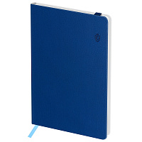 Записная книжка А6 80л. ЛАЙТ, кожзам, Greenwich Line "Classic. Blue", с резинкой, фактурное тиснение, блок в клетку фото Записная книжка А6 80л. ЛАЙТ, кожзам, Greenwich Line "Classic. Blue", с резинкой, фактурное тиснение, блок в клетку