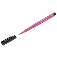 Ручка капиллярная Faber-Castell "Pitt Artist Pen Brush" цвет 129 розовый, пишущий узел "кисть фото Ручка капиллярная Faber-Castell "Pitt Artist Pen Brush" цвет 129 розовый, пишущий узел "кисть