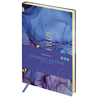 Ежедневник недатированный, А5, 136л., кожзам, Greenwich Line "Mesmerize journal. Eternal", тон. блок, фольгир. срез фото Ежедневник недатированный, А5, 136л., кожзам, Greenwich Line "Mesmerize journal. Eternal", тон. блок, фольгир. срез