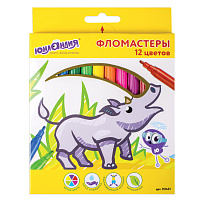 Фломастеры ЮНЛАНДИЯ 12 цветов, "ЭКЗОТИКА", вентилируемый колпачок, картон, 151421 фото Фломастеры ЮНЛАНДИЯ 12 цветов, "ЭКЗОТИКА", вентилируемый колпачок, картон, 151421
