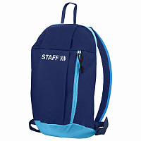 Рюкзак STAFF AIR компактный, темно-синий с голубыми деталями, 40х23х16 см, 226375 фото Рюкзак STAFF AIR компактный, темно-синий с голубыми деталями, 40х23х16 см, 226375