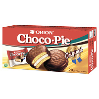 Печенье ORION "Choco Pie Original", 600 г (20 штук х 30 г) фото Печенье ORION "Choco Pie Original", 600 г (20 штук х 30 г)