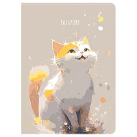 Обложка для паспорта MESHU "Shiny Kitty", ПВХ, 2 кармана фото Обложка для паспорта MESHU "Shiny Kitty", ПВХ, 2 кармана