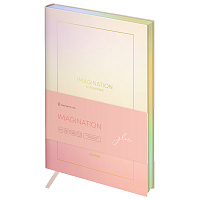 Ежедневник недатированный, А5, 136л., кожзам, Greenwich Line "Imagination. Glow", тон. блок, фольгир. срез фото Ежедневник недатированный, А5, 136л., кожзам, Greenwich Line "Imagination. Glow", тон. блок, фольгир. срез