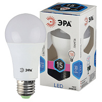 Лампа светодиодная Эра LED А 15Вт E27 4000К 1200Лм 265В Б0033183