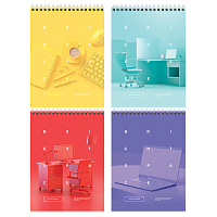 Блокнот А5 60л. на гребне BG "Office book фото Блокнот А5 60л. на гребне BG "Office book