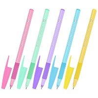 Ручка шариковая с грипом BRAUBERG "i-STICK POINT PASTEL", СИНЯЯ, корпус ассорти, игольчатый узел 0,7 мм, линия письма 0,35 мм, 144023 фото Ручка шариковая с грипом BRAUBERG "i-STICK POINT PASTEL", СИНЯЯ, корпус ассорти, игольчатый узел 0,7 мм, линия письма 0,35 мм, 144023