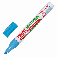 Маркер-краска лаковый (paint marker) 4 мм, ГОЛУБОЙ, БЕЗ КСИЛОЛА (без запаха), алюминий, BRAUBERG PROFESSIONAL, 151435 фото Маркер-краска лаковый (paint marker) 4 мм, ГОЛУБОЙ, БЕЗ КСИЛОЛА (без запаха), алюминий, BRAUBERG PROFESSIONAL, 151435
