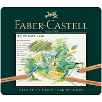Карандаши пастельныеFaber-Castell Pitt 24 цвета (металлическая коробка) фото Карандаши пастельныеFaber-Castell Pitt 24 цвета (металлическая коробка)