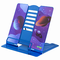 Подставка для книг и учебников BRAUBERG KIDS "Outer Space" регулируемый угол наклона, металл, 238055 фото Подставка для книг и учебников BRAUBERG KIDS "Outer Space" регулируемый угол наклона, металл, 238055