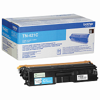 Картридж лазерный Brother TN-421C голубой оригинальный фото Картридж лазерный Brother TN-421C голубой оригинальный