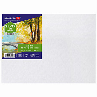 Холст на картоне (МДФ), 25х35 см, 280 г/м2, грунтованный, 100% хлопок, BRAUBERG ART CLASSIC, 192185 фото Холст на картоне (МДФ), 25х35 см, 280 г/м2, грунтованный, 100% хлопок, BRAUBERG ART CLASSIC, 192185