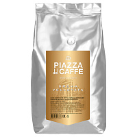 Кофе в зернах Piazza del caffe "Crema Vellutata", вакуумный пакет, 1кг фото Кофе в зернах Piazza del caffe "Crema Vellutata", вакуумный пакет, 1кг