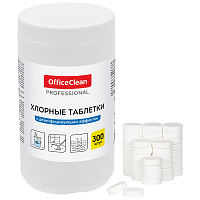 Хлорные таблетки OfficeClean Professional, с дезинфицирующим эффектом, 300 табл. фото Хлорные таблетки OfficeClean Professional, с дезинфицирующим эффектом, 300 табл.