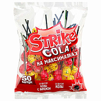 Карамель на палочке STRIKE "COLA на максималках", 565 г, КВК399 фото Карамель на палочке STRIKE "COLA на максималках", 565 г, КВК399