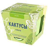 Набор для выращивания растений ТЫСЯЧА ЛИСТЬЕВ "Кактусы" (горшок, грунт, семена), tl-035 фото Набор для выращивания растений ТЫСЯЧА ЛИСТЬЕВ "Кактусы" (горшок, грунт, семена), tl-035